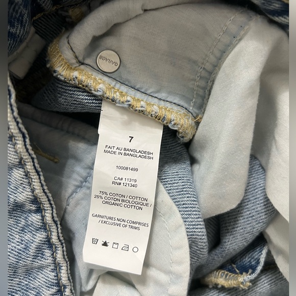 GARAGE Low Rise Wide Leg Cargo Jean - Ronnie Blue - Picture 6 of 6